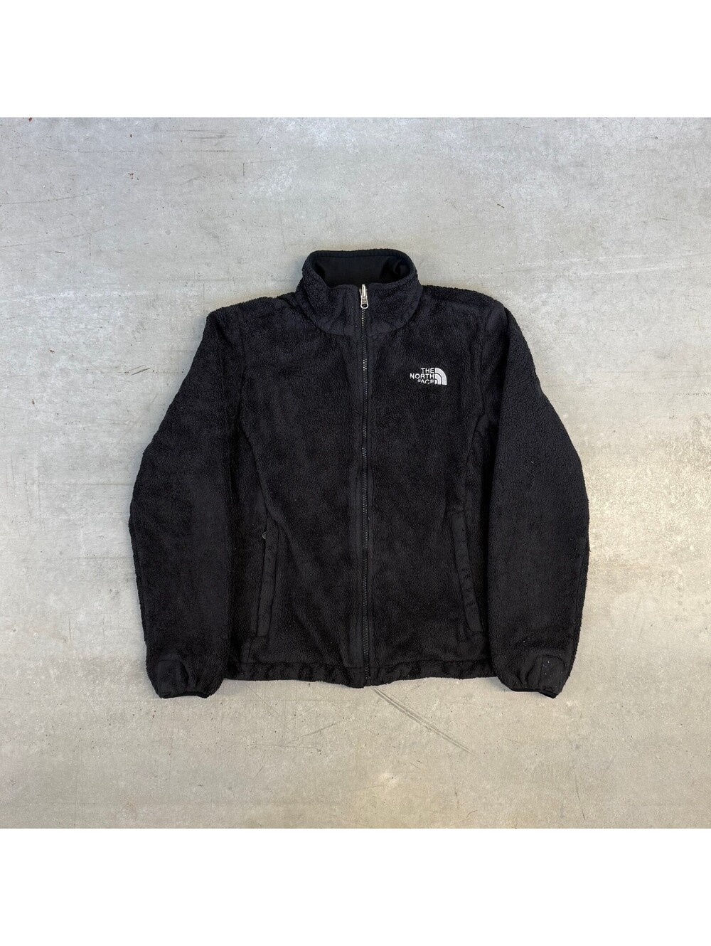 Vintage 2000s The North Face Full Zip Fleece Womens Sweatshirt Black Small